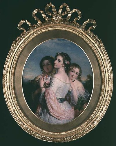 Three Beauties, c.1845 de Charles Baxter