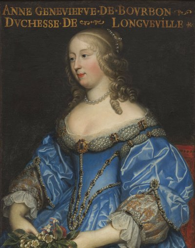 Anne-Genevieve Bourbon-Conde 1619-1679, Duquesa de Longueville, meados do século XVII. de Charles Beaubrun