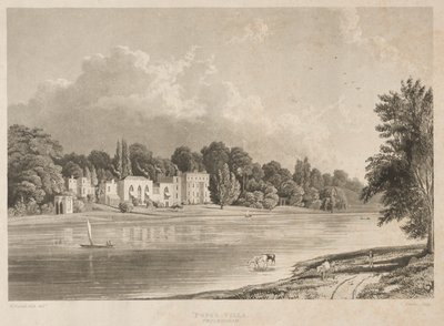Papas Villa, Twickenham, 1828. de Charles Bentley