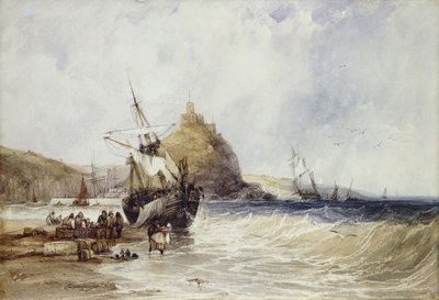 Descarregando uma montanha-russa abaixo do monte de São Miguel, de Charles Bentley