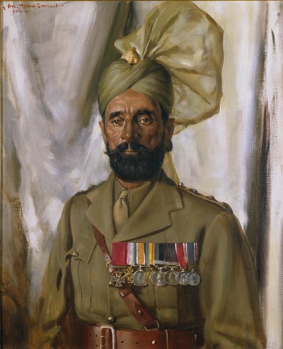 Subadar Khudadad Khan VC, 10º Regimento Baluch, c.1914-35 de Charles Bevan