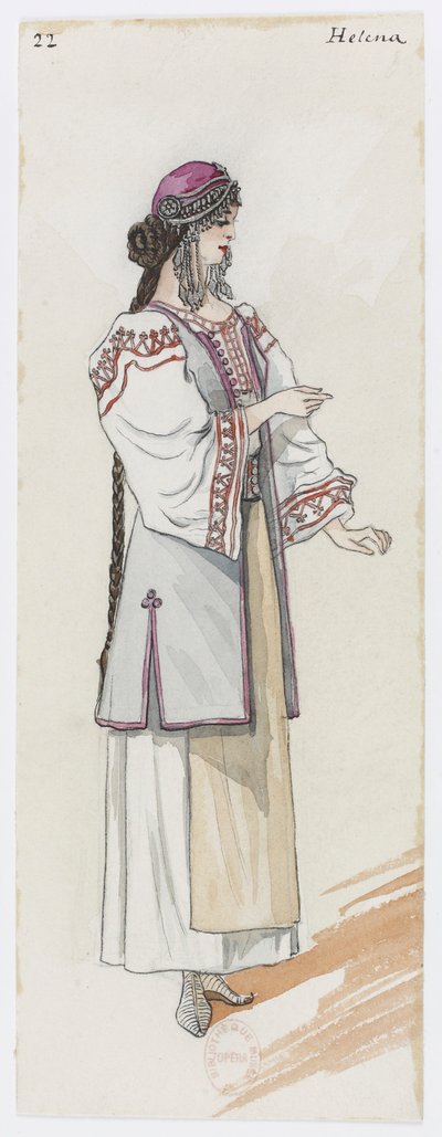 Holmès - A Montanha Negra - figurinos de Charles Bianchini - 22. Helena de Charles Bianchini