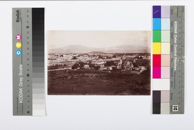 Pico e assentamento de Orizaba, c.1900 (impressão de albume) de Charles Burlingame Waite