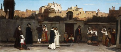 Cena romana da rua, 1872 de Charles Caryl Coleman