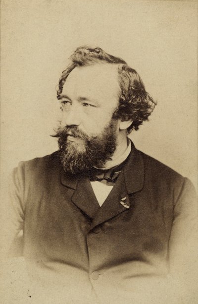 Retrato de Adolphe Sax 1814-1894, ca 1860. de Charles Clarkington