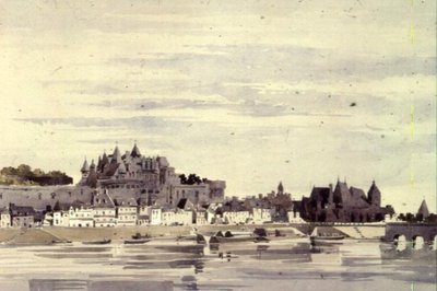 Vista, de, amboise, frança de Charles Claude Pyne