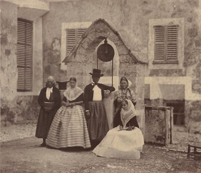 Ilhas Baleares, Aldeões de Palma e seus arredores, 1860. de Charles Clifford