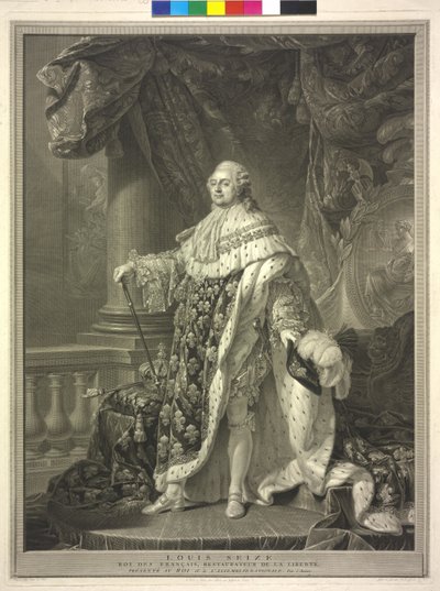 Rei de França Luís XVI de Charles Clément Bervic