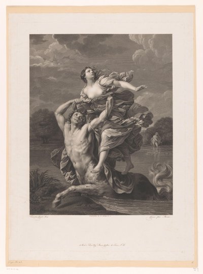 Rapto da Deianeira por Nessos de Charles Clément Bervic