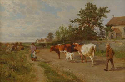 Indo para o mercado, 1895 de Charles Collins