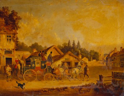 A chegada de York a Londres Royal Mail de Charles Cooper Henderson