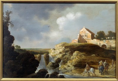 Paisagem italiana. Pintura de Carel De Hooch (? - 1638) de Charles Cornelisz de Hooch