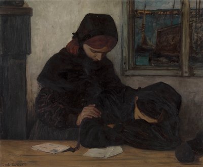 Luto em Ouessant (Bretanha) de Charles Cottet
