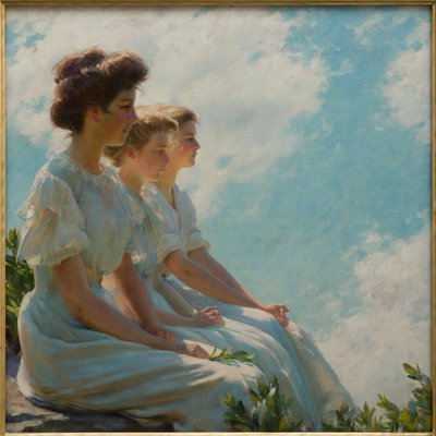 Nas alturas de Charles Courtney Curran