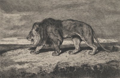 Leão andando, 1866-1897. de Charles Courtry