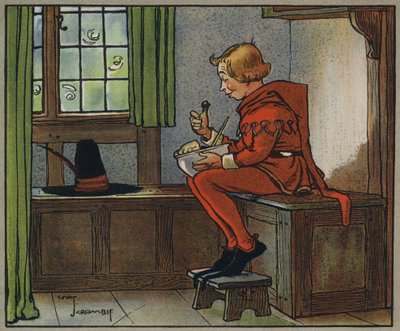 Pequeno Jack Horner (cor litho) de Charles Crombie