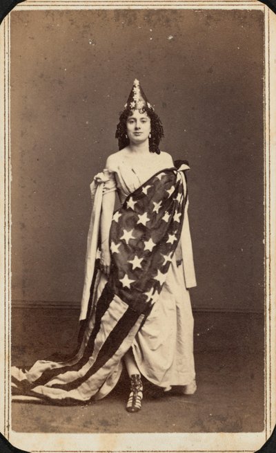 Isabelle "Belle" Freeman, c. 1860 (fotografia) de Charles D. Fredricks