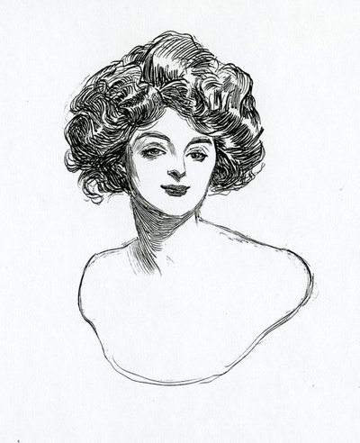 Uma garota Gibson, c.1902 de Charles Dana Gibson
