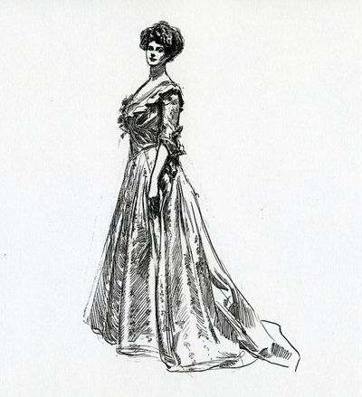 Uma garota Gibson, c.1902 de Charles Dana Gibson