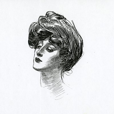 Uma garota Gibson, c.1902 de Charles Dana Gibson