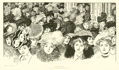 Manhã de Páscoa, do ponto de vista das pessoas suscetíveis de Charles Dana Gibson