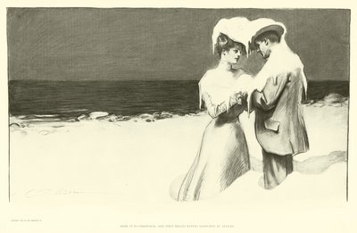 Aqui é Natal e eles começaram a se despedir em agosto de Charles Dana Gibson