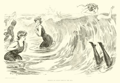 Ilustração para a Escada Social (gravura) de Charles Dana Gibson