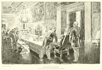 Ilustração para a escada social de Charles Dana Gibson