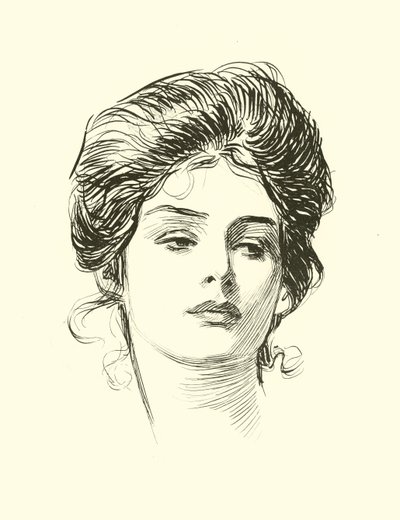 Ilustração para a escada social de Charles Dana Gibson