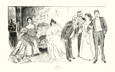 Puzzle (litografia) de Charles Dana Gibson