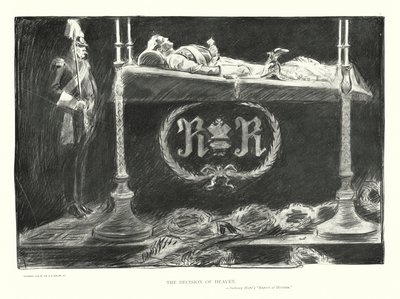 A decisão do céu (litografia) de Charles Dana Gibson