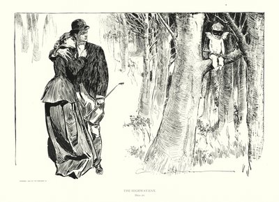 O salteador (litografia) de Charles Dana Gibson