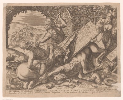 Hércules mata a Eurytion centauro
Obras de Hércules depois de Frans Floris (título da série) de Charles David