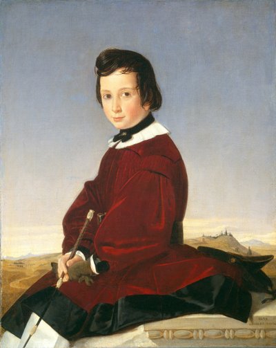 Retrato de uma jovem amazona de Charles David