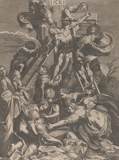 A Descida da Cruz, 1615-31. de Charles David