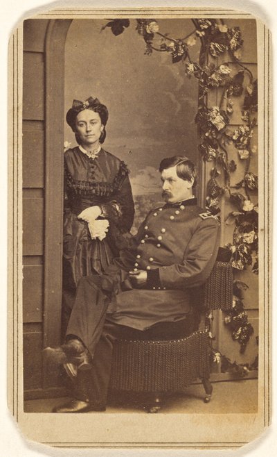 [General George Brinton McClellan e sua esposa] de Charles DeForest Fredricks