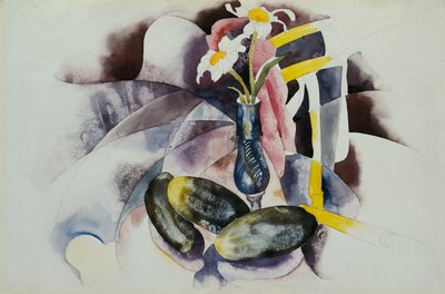 Flores e pepinos de Charles Demuth