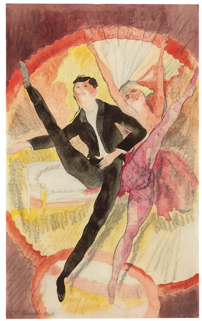 Em Vaudeville: Dois Dançarinos de Charles Demuth