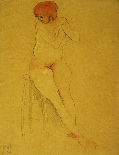 Nu Sentado de Charles Demuth