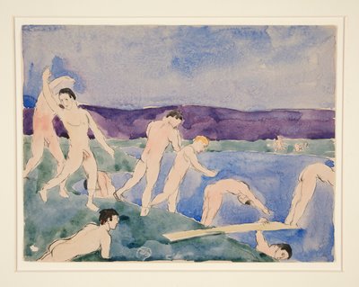 Doze Rapazes Nus na Praia de Charles Demuth