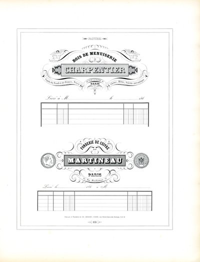Papel timbrado para empresas de artesanato (imprimir) de Charles Derriey