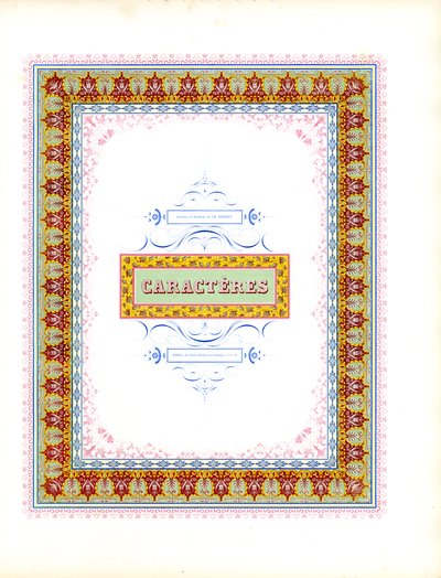 Magnífica Moldura Cromolitográfica (gravura) de Charles Derriey