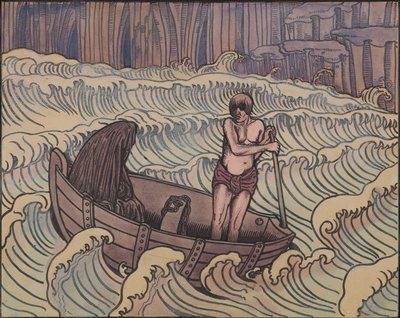Caronte, cerca de 1896. de Charles Doudelet