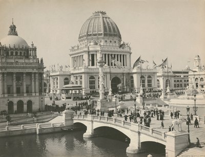 Edifício da Administração na Worlds Columbian Exposition, Chicago, 1893 de Charles Dudley Arnold