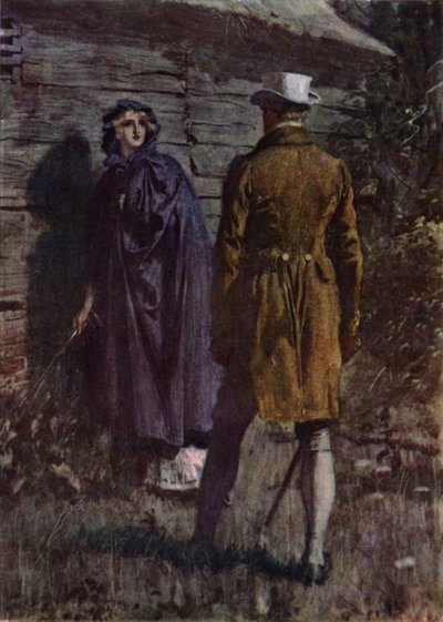 Ilustração para The Amateur Gentleman de Jeffery Farnol (cor litho) de Charles Edmund (after) Brock
