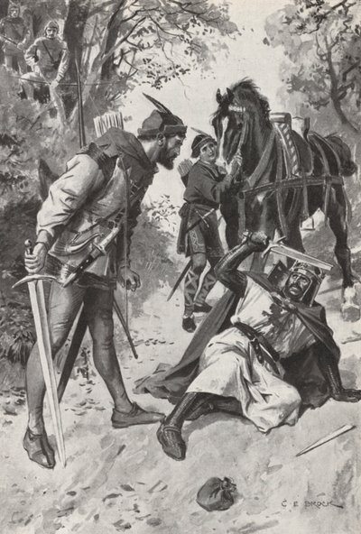 Robin Hood (litho) de Charles Edmund (after) Brock