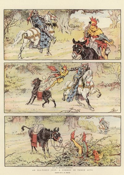 Uma comédia em três atos de Charles Edmund Brock