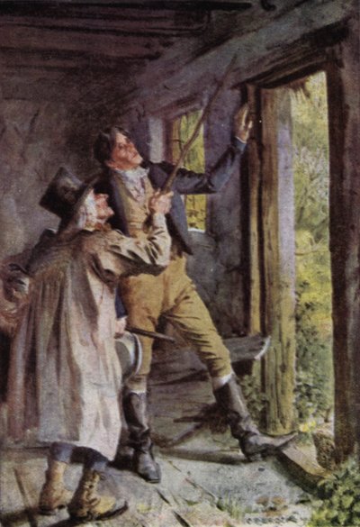 Ilustração para a estrada larga um romance de Kent de Charles Edmund Brock