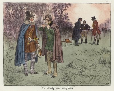 Ilustração para os papéis de Pickwick de Charles Edmund Brock