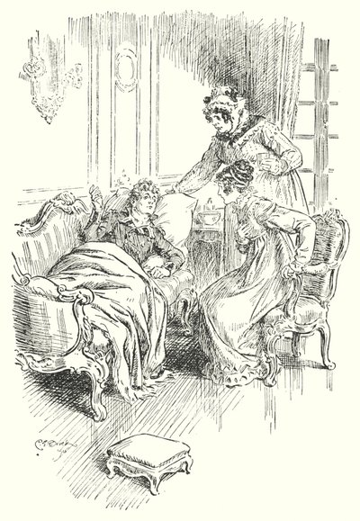 Notícias da Batalha (litho) de Charles Edmund Brock